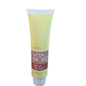 Avon Vita-Moist Hand Cream 3.75 Oz Tube For Dry & Chapped Hands Vintage Packagin